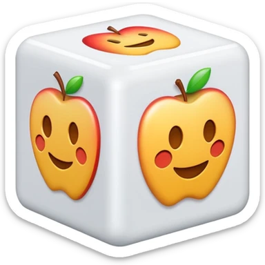  modern software box. Smooth 3D form, rounded edges, soft realistic lighting, minimalist design, no text or logos, neutral background. Rendered in the same realistic style as official Apple emojis (like the toolbox or laptop emoji). sticker
