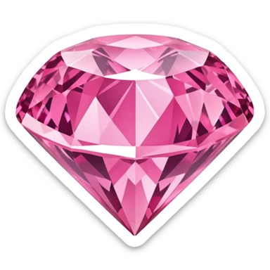 pink diamond simple sticker