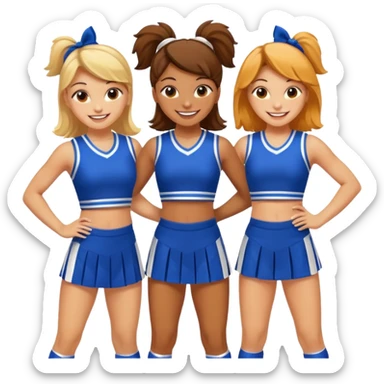 Cheerleaders sticker
