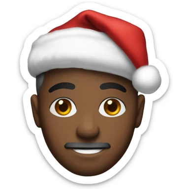 Jordan love in a Santa costume sticker