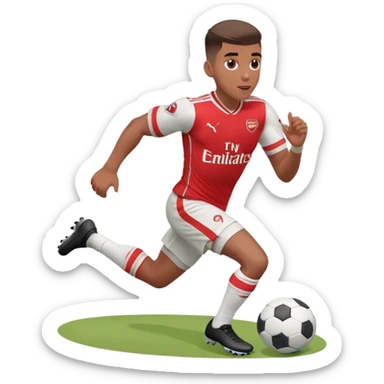 Football player playing for Arsenal FC named Killian sticker