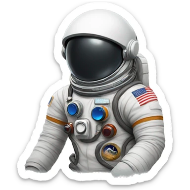 Astronaut sticker