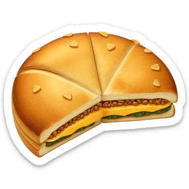 Panzerotto is a classic Italian street food from southern Italy. Best described as a folded pizza, fried until crispy golden brown, with a rich filling on the inside. It is a half moon shape sticker