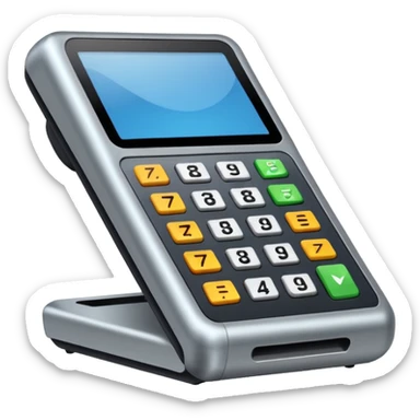 Payment terminal sticker