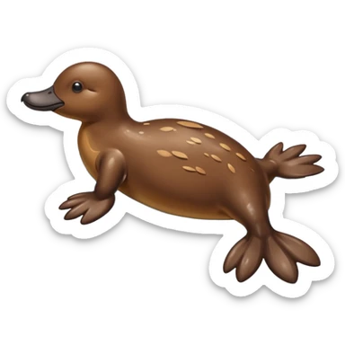 Realistic Platypus sticker
