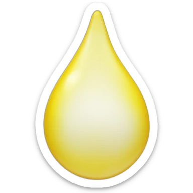 droplet yellow sticker