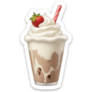 Milkshake sticker