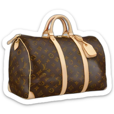 Blue louis vuitton keepall sticker
