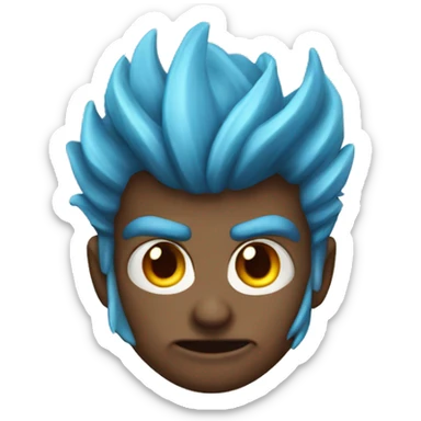 Diablito azul sticker