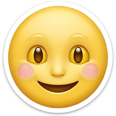 Fake emoji sticker