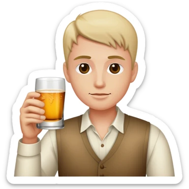 where is charlie who drinks alcohol  sticker