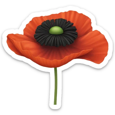 poppy sticker