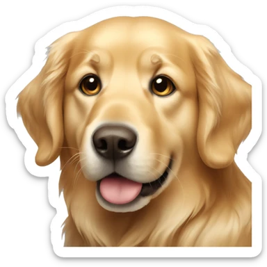 Golden retriever  sticker