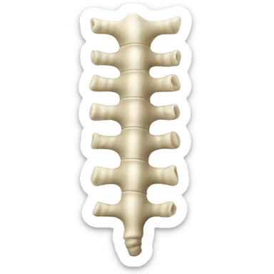 spine vertebrae sticker