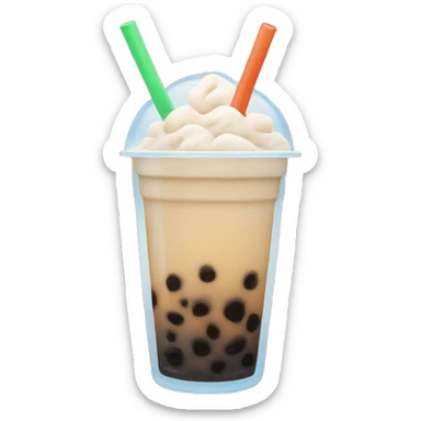 Boba tea sticker