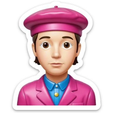  SPAM sausage jeff koons style sculpture art french portrait landscape  sticker