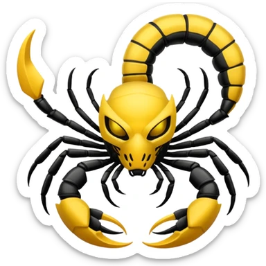 scorpion mortal kombat sticker