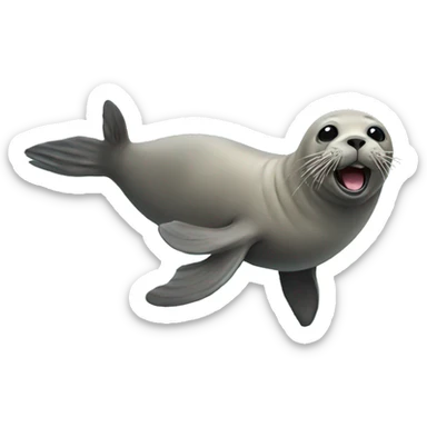 Seal running sticker