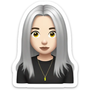 billie eilish recent sticker