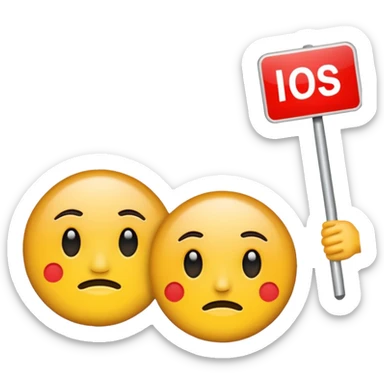 protest sign sticker