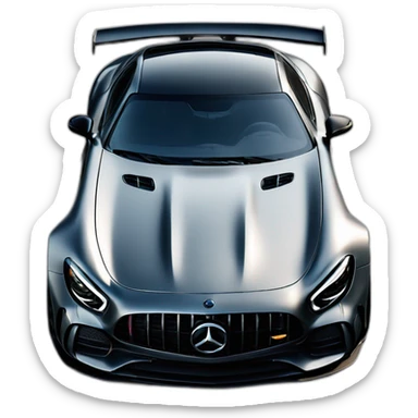 Black 2021 AMG gt black series sticker