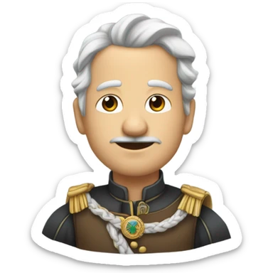 une main avec l'annulaire et le majeur à 90 degrès sticker