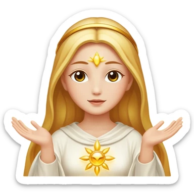 ser divino de luz sticker