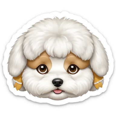 bichon sticker