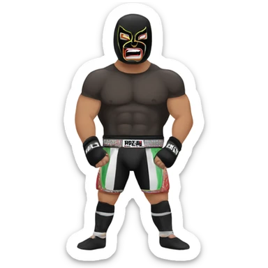 Luchador de mma sticker
