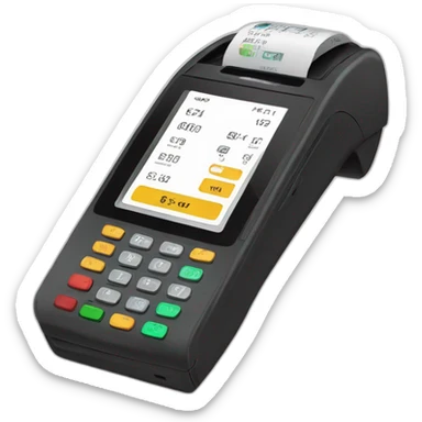 mobile payment terminal touchscreen sticker