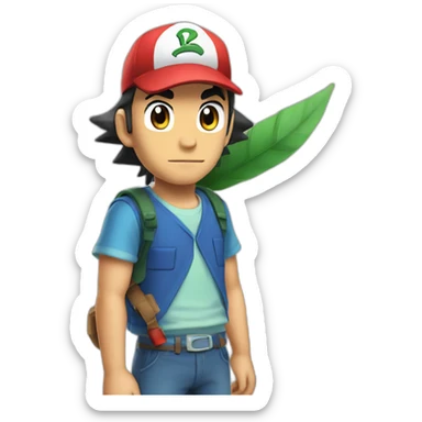 ash Ketchum emoji sticker