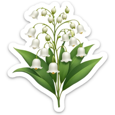 Lily of the valley  sticker
