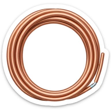 copper wire sticker