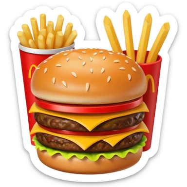 McDonald happy meal sticker