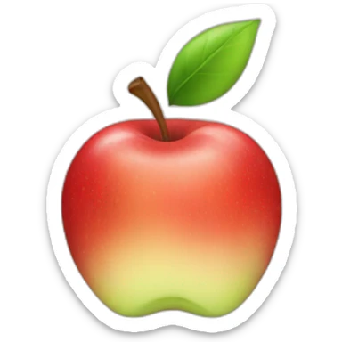 Apple logo rmoji sticker