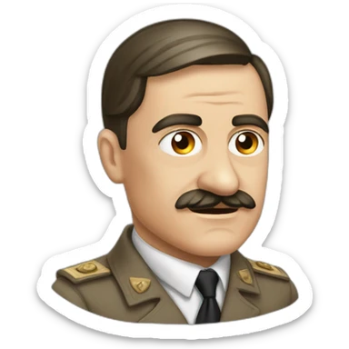 Hitler et sa mère sticker