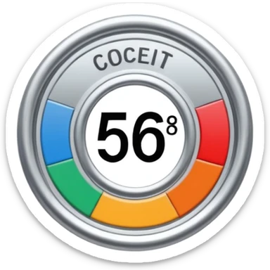 A clean, minimalist “credit counter” badge icon that communicates cumulative usage of design tokens (colours, font sizes, spacing) with an intentional economy of variation. sticker