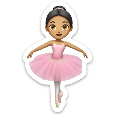 asian ballerina sticker