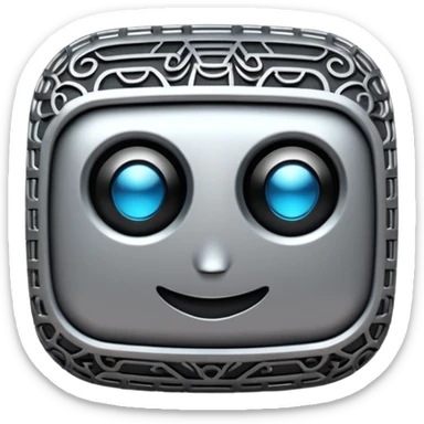 Create a image showing new manufacturing technology like metal 3d printing sticker