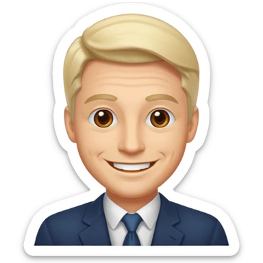 Rich, charismatic man  sticker