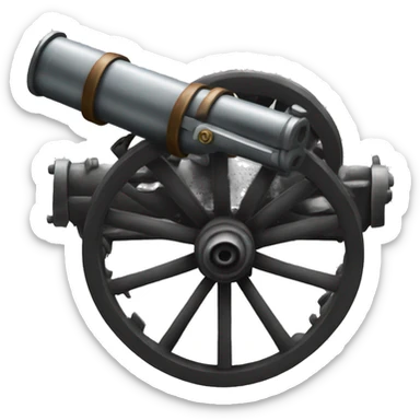 Gatling Gun Barrell sticker