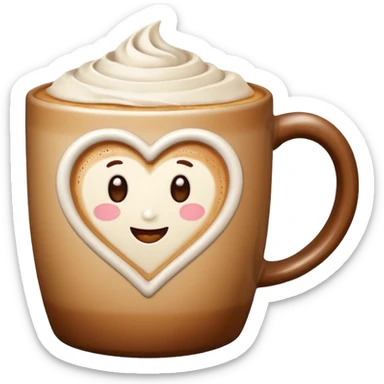 cafe latte sticker