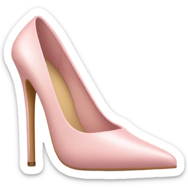 Light pink high heels  sticker