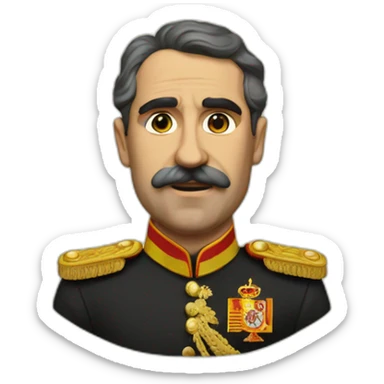 franco dictator spain sticker