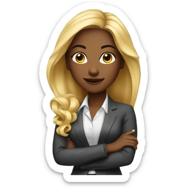 entrepreneur beautiful girl sticker