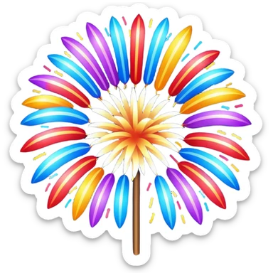 new year fireworks 2026 sticker