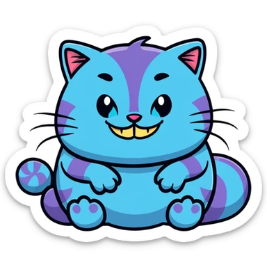 Cheshire Cat from Alice in Wonderland sticker