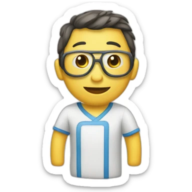 auxiliar sociosanitaria divertida sticker