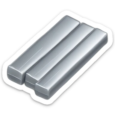 silver bars sticker