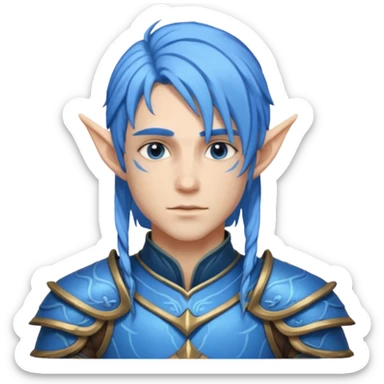 ESO male water elf sticker